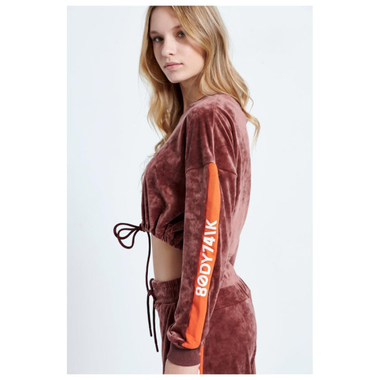 Bodytalk Γυναικείο φούτερ Crop